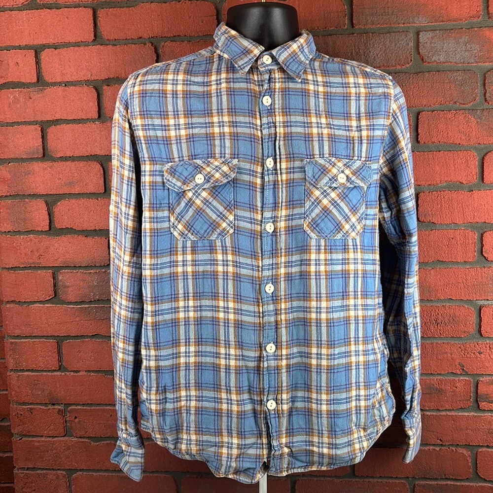 Jachs Shirt Mens Medium Plaid Flannel Button Down